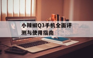 小辣椒Q3手机全面评测与使用指南