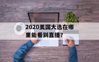 2020美国大选在哪里能看到直播？