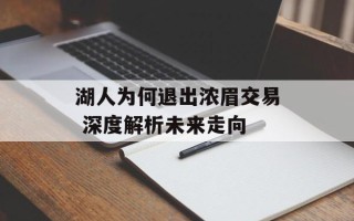 湖人为何退出浓眉交易 深度解析未来走向