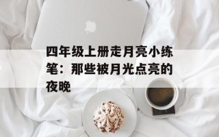 四年级上册走月亮小练笔：那些被月光点亮的夜晚