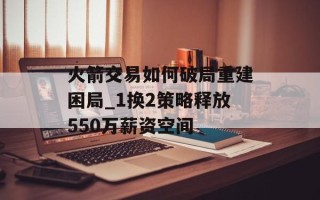 火箭交易如何破局重建困局_1换2策略释放550万薪资空间