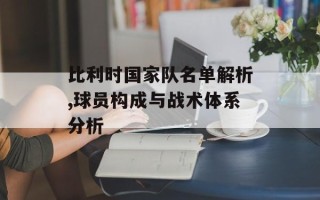 比利时国家队名单解析,球员构成与战术体系分析