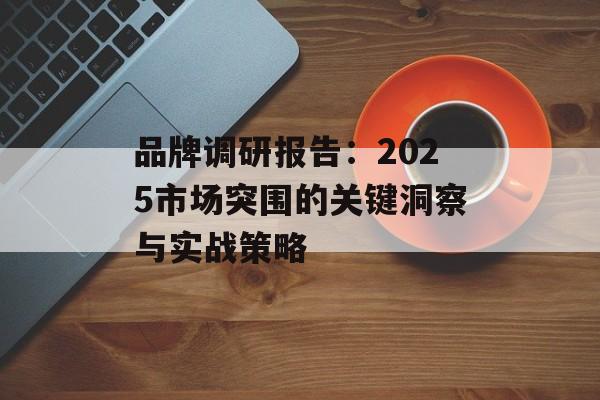 品牌调研报告：2025市场突围的关键洞察与实战策略-第1张图片-