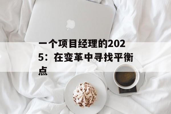 一个项目经理的2025：在变革中寻找平衡点-第1张图片-